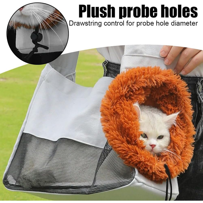 Сумка-переноска для котів та кошенят, весела переноска з шнурком, дихаюча сумка через плече для маленьких собак та котів
