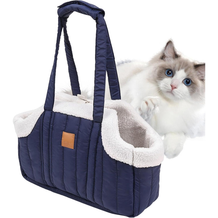Переносна сумка для тварин: переноска для собак та котів, стильна сумка для подорожей, блакитна
