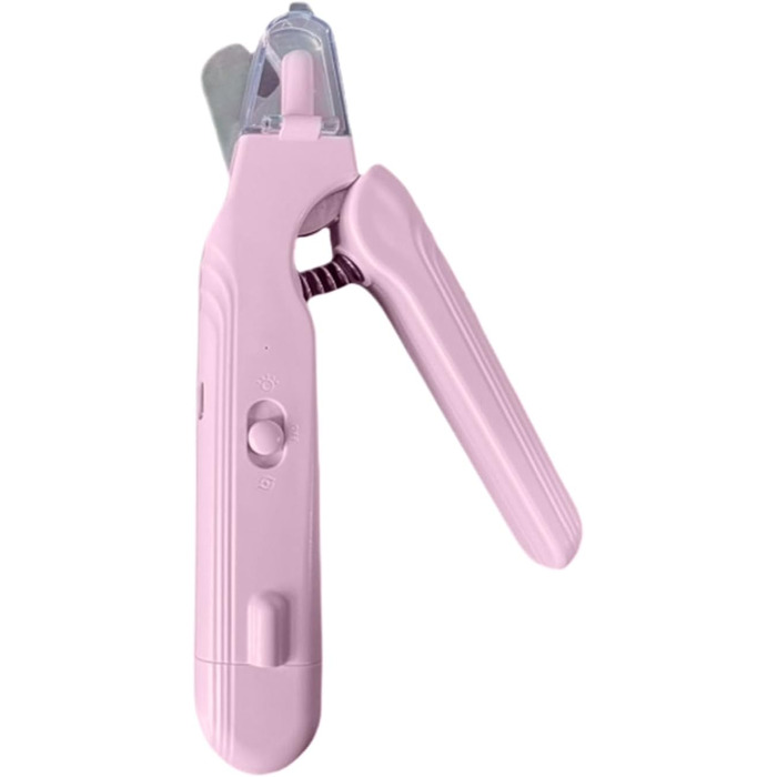 Ножиці для стрижки кігтів собак та котів з LED-підсвіткою, захисним насадком та ергономічним дизайном. Підходять для собак та котів будь-якої породи. Колір: світло-зелений (рожевий)