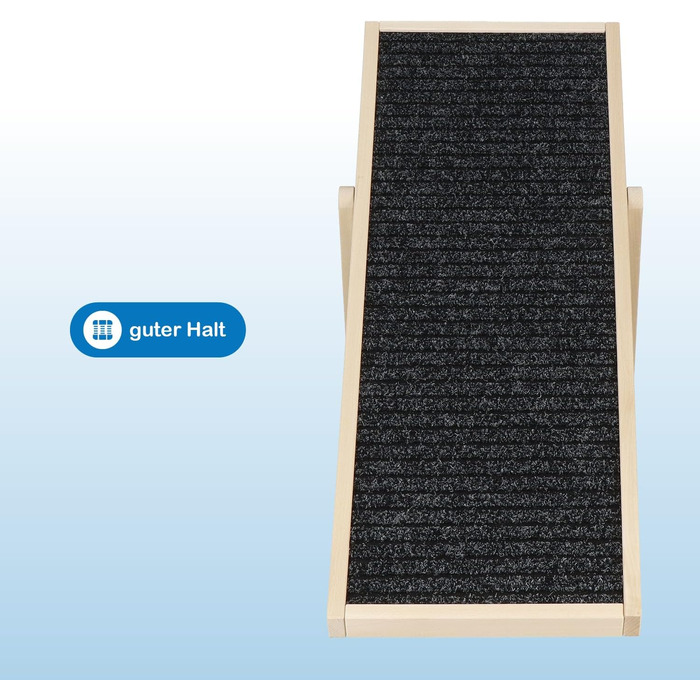 Дерев'яна рампа для собак, регульована висота, 78 см - Natural Groβ