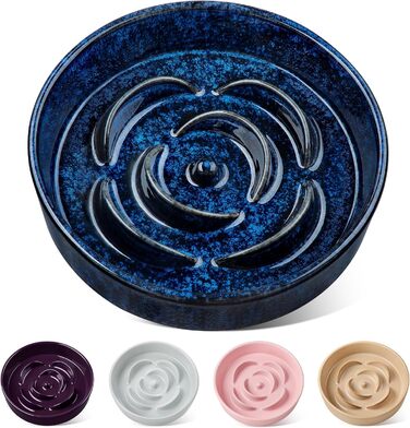 Миска для собак з кераміки vancasso Antischlingnapf, для середніх та великих собак, блакитна, 15,9 см