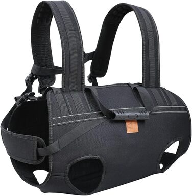 Сумка-переноска для собак, рюкзак для тварин, ортез для лап, шлейка, переноска для літніх собак, при проблемах з суглобами, артрит, для підйому та спуску сходами, при паралічі, для собак вагою 22,7–29,9 кг (L)
