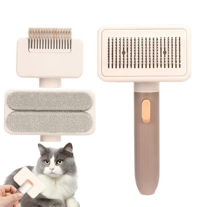 Щітка для грумінгу котів та собак - багатофункціональна щітка для вичісування шерсті, багаторазова, інструмент для догляду за тваринами