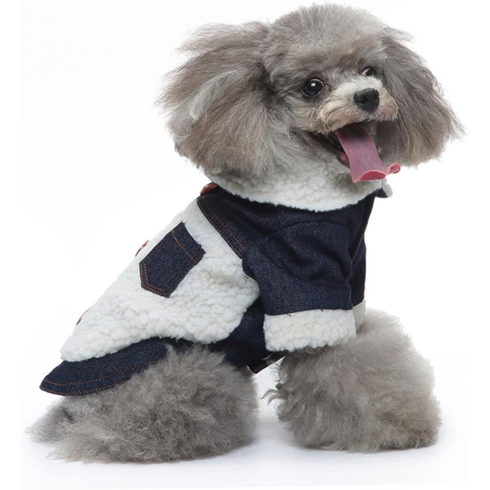 ERINGOGO Тепла куртка для собак на зиму. Водонепроникна, для активного відпочинку та фотосесій. Розмір M, Бежевий