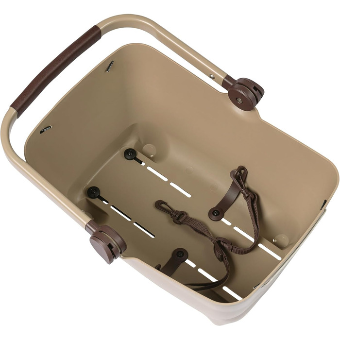 Кошик для велосипеда Basil Buddy, унісекс, дорослий, 22.5 x 22 x 43 см, коричневий