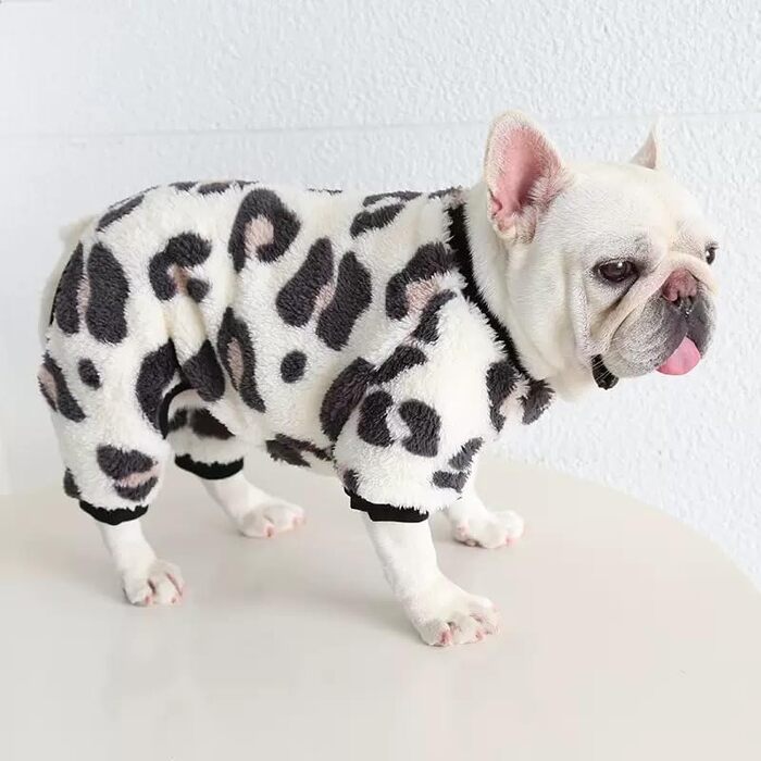 Піжама для собак, тепла, м'яка флісова, костюм для цуценят та собак великих та малих порід (M, XXL)