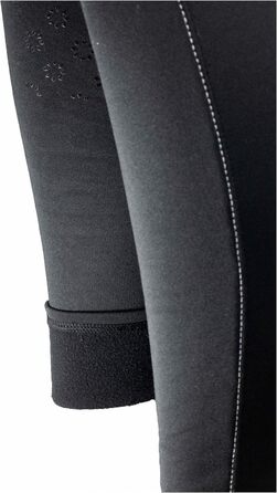 Лазура - зимові рейдінг легінси для жінок та дітей Ліза | термо-легінси для їзди верхи | з силіконовим повним обтиском & кишенею для телефону | дихаючі зимові рейдінг штани | екіпірування для верхової їзди в багатьох кольорах та розмірах 42 Чорний