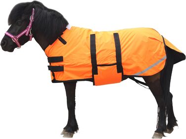 Gallopoff 300D ковдра для поні та шетлендських поні, 150г/м², легка водонепроникна зимова ковдра для поні, лошат, міні-коней, дихаюча та зносостійка