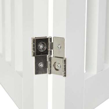 Захисне ворота Relaxdays, самостійно стояче, 92 x 205 см, розкладне, з ніжками, для собак та котів, біле