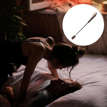 Вертикальна батіг для коней, 45 см, коричневий, батіг для коней, виготовлений з PU-шкіри, з неслизькою ручкою, для їзди верхи, тренувань, косплей