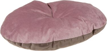 Крісло-лежанка для собак та котів Ferplast QUEEN 45, рожеве, з подушкою, 44 x 40 x 16 см