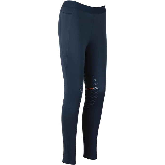 Легінси для верхової їзди Lazura Winter Anita | Силіконовий накладка на колінах | 2 кишені для телефону | Чорні або темно-сині | Розміри 32-46