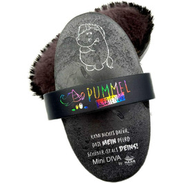 Щітка для коней HAAS Pummel & Friends Grummeleinhorn Mini Diva, дитяча, преміум якість