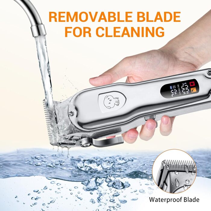 Машинка для стрижки собак та котів YAZ EKY Profi - професійна, 4 насадки, потужний мотор