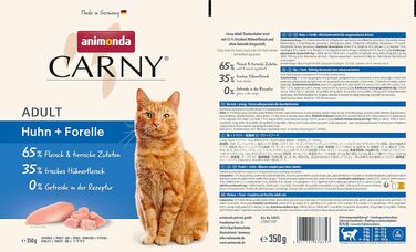 Сухий корм для дорослих котів Animonda Carny Adult з куркою та яловичиною, 10 кг