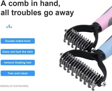 Щітка для собак, синього кольору: ефективний інструмент для догляду за шерстю, для здорової та доглянутої шерсті