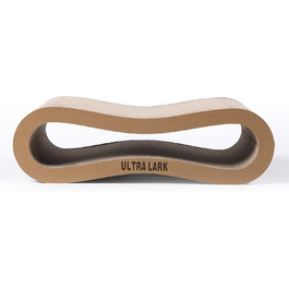 Кігтеточка ULTRALARK з ліжком та зоною відпочинку, двостороння, коричнева