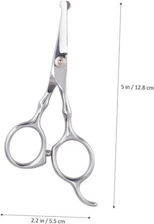 Ножиці для собак: професійні ножиці для грумінгу з нержавіючої сталі з закругленими кінцями