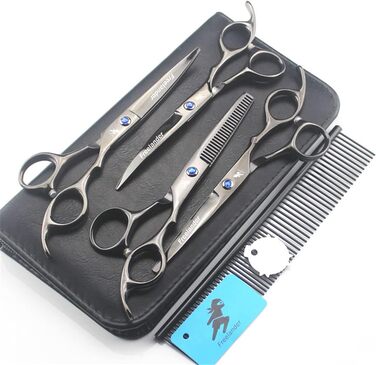 Набір професійних ножиць для грумінгу собак та котів, 6 дюймів, нержавіюча сталь