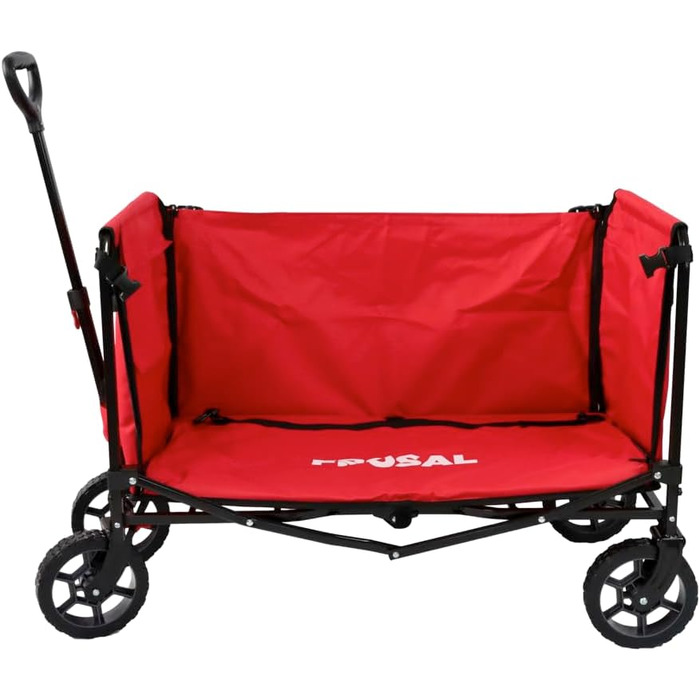 Фросал Візок для перевезення собак Бруно червоний складний | Транспортний візок для собак з легким доступом