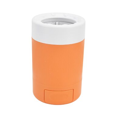 Портативний мийник лап для собак ANKROYU - оранжевий. Легкий та зручний інструмент для чищення лап домашніх тварин. Безпечний, з міцного ABS-пластику, для дому та подорожей.