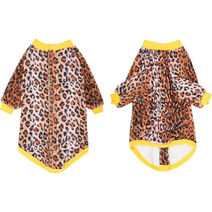 Теплий собачий светр LovinPet для великих порід: зручний, з фланелі, коричневий, для зими