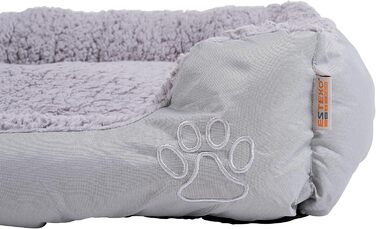 Крісло-лежанка для собак ESTEXO, 60x48x18 см, сірий колір