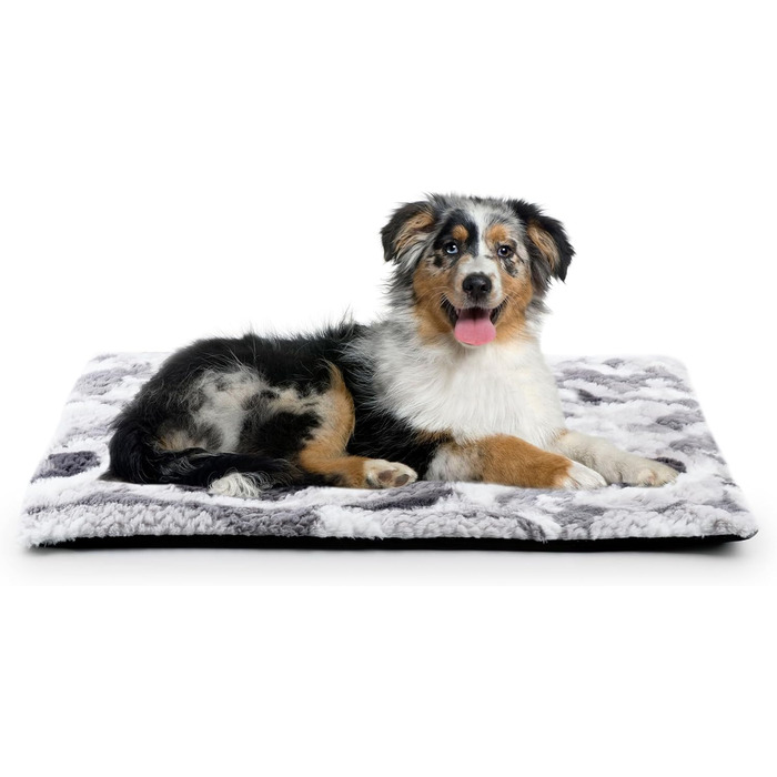 Тепла ковдра для котів та собак, самонагріваюча килимок-ковдра, 75x50 см, сірий