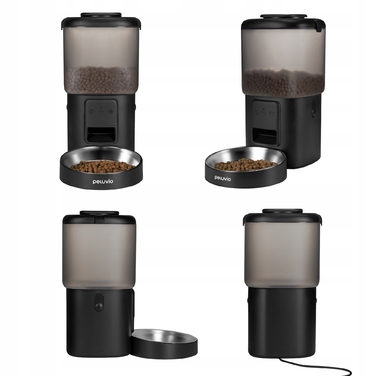 Автоматичний годувальник для котів та собак Peluvio Crispy з Wi-Fi, 4.5 л