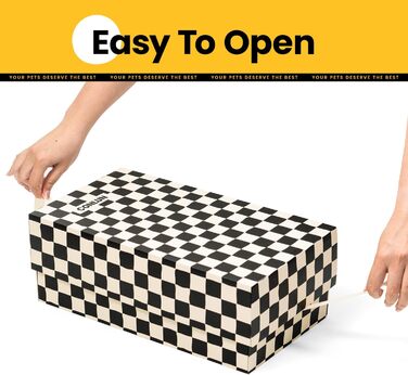 5-Piece Cat Scratch Box Set from Conlun: Large, Double-Sided Design, Interactive Openings, Durable Scratch Pad, Furniture Protector (White)