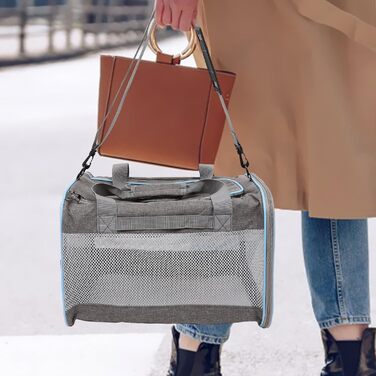 Дихаючий переноска для кошенят та собак від NUOBESTY - легкий, м'який рюкзак-переноска для маленьких котів та собак, ідеальний для подорожей