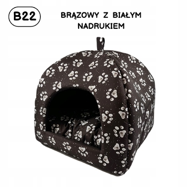 Ліжко-будиночок IGLOO для собак та котів, м'яка лежанка 50x50