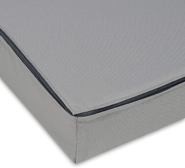 Килимок для собак SuperKissen24: лежанка, матрац для тварин - водовідштовхувальний, пральний - 120x80 см, сірий