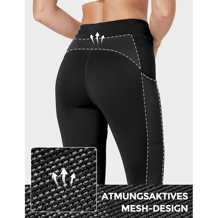 Спортивні штани для верхової їзди FitsT4 для жінок та дівчаток. Легінси для верхової їзди з силіконовими накладками на колінах, з боковими кишенями, дихаючі та еластичні. Ідеально підходять для верхової школи та їзди на велосипеді навесні/влітку. Чорний к