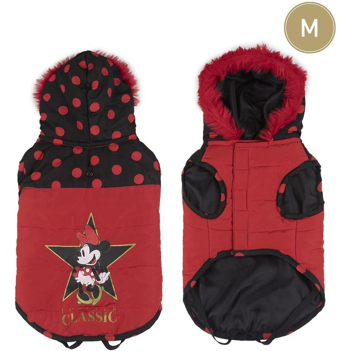 Зимовий теплий накид для собак Cerdá ForFanPets Minnie Mouse з офіційною ліцензією Disney, багатобарвний