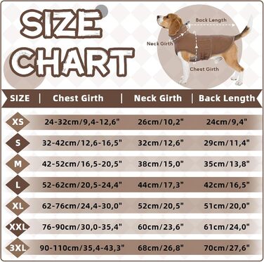 Теплий зимовий одяг для собак Французького бульдога, Мопса, Весті: тепла куртка з отвором для шлейки (Колір: Коричневий, Розмір: M)