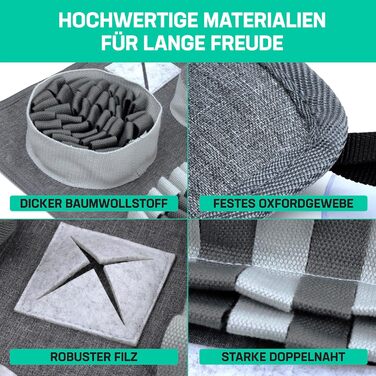 HeviiHome® килимок для собак - інтелектуальна іграшка, годівниця-слік, килимок для нюхання. Міцний, неслизький, миючий. Для всіх порід собак.