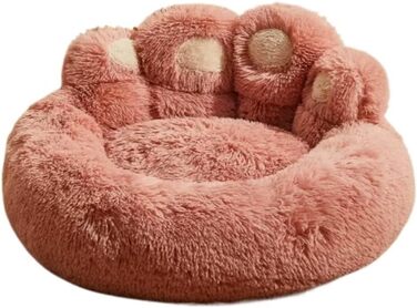 SWZEC Elegare Lidi - Велике ліжко для тварин у вигляді лап (S - 50см, Рожеве)