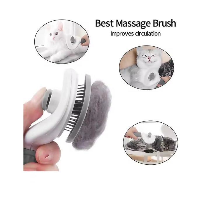 Набір для догляду за шерстю собак та котів 8 в 1: щітка для вичісування, видалення ворсу, гребінець, щітка для купання, знімач ворсу, для короткої та довгої шерсті