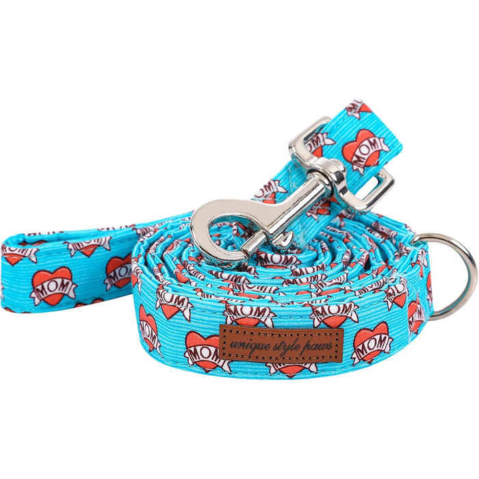 Красивий крават для собак 'Hundehasband' з шовку, регульований, з бантиком, для великих собак, розмір M, (M, Mama Liebe)