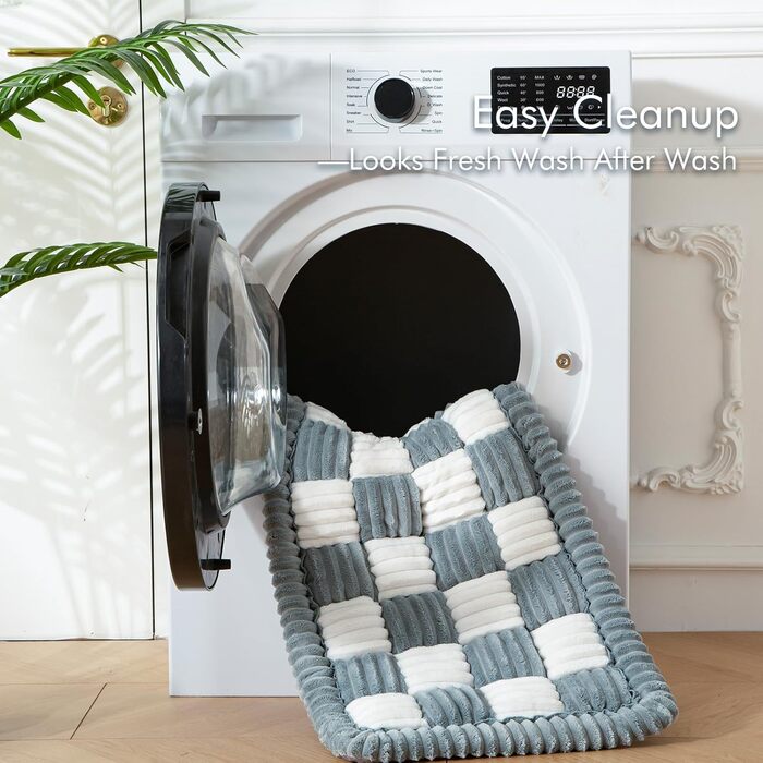 Крісло-підстилка для собак у машину, захисний чохол на заднє сидіння, водовідштовхувальний дизайн, зручне та безпечне для подорожей, розмір 160 x 24 x 24,8 см (Шахматка Pure Grey)