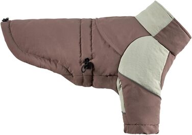 Зимовий теплий куртка для собак, розмір M, коричневий. Водонепроникний, регульований, світловідбиваючий. Для прогулянок на вулиці.