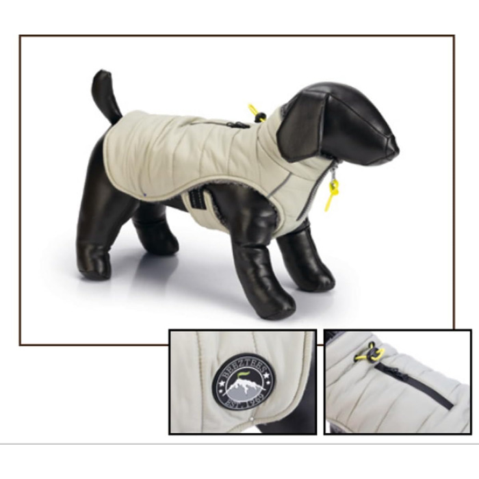 Теплий зимовий одяг для собак Karlie Beeztees Bobby Taupe, різні розміри, колір: Taupe