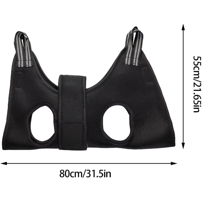 Грумерський жилет для собак та котів YRRYGMN | для грумінгу, купання, стрижки та обрізки кігтів. Чорний