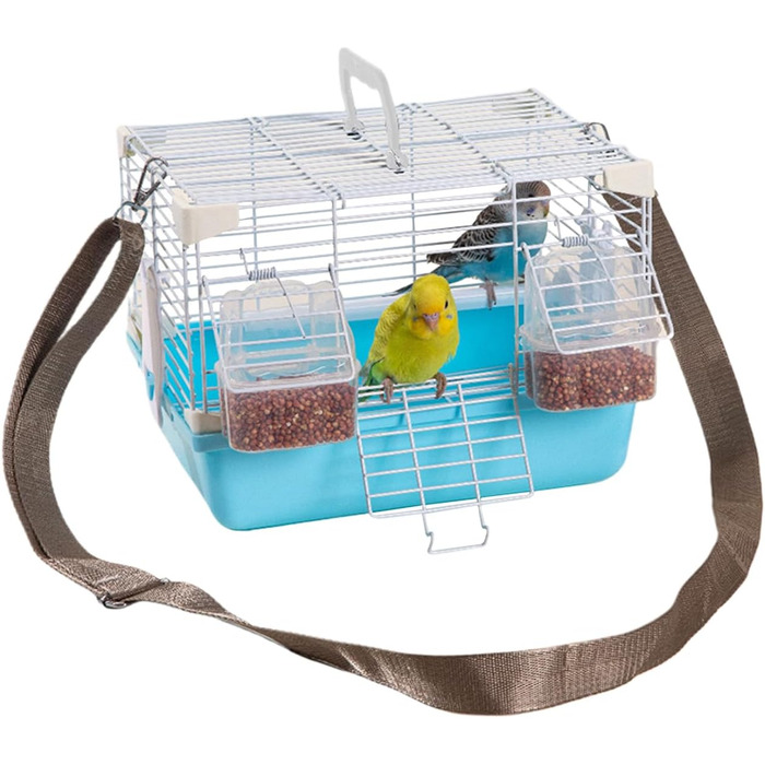 Транспортний бокс для тварин Ceprznvey: переноска-переноска для маленьких тварин, блакитна