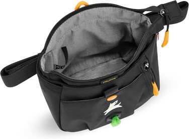 ОлліДог Backcountry Tagestasche: Сумка для ласощів та відходів для собак, з відсіком для кульок, на пояс (Raven S'25)