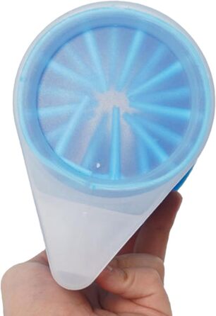 Миска для миття лап собак, силіконовий очищувач лап для домашніх тварин, інструмент для догляду за лапами собак та котів, компактний очищувач лап для подорожей, велика миска для лап