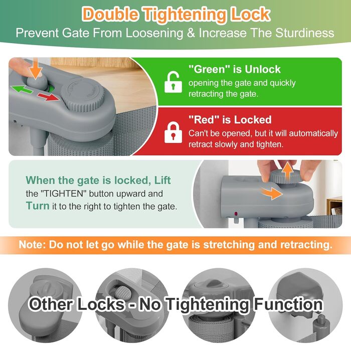 Розсувне захисне огородження для дітей та собак, 400 см, біле. Захист для сходів/коридору/інтер'єру/екстер'єру.