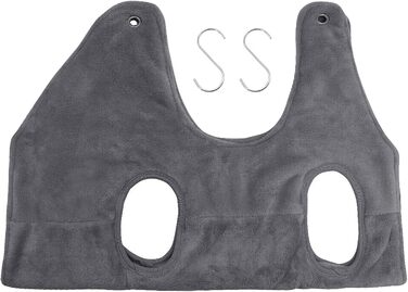 Гамак для грумінгу собак Meideli: зручний гамак для догляду за шерстю, з гачками, для стрижки нігтів, підходить для маленьких собак, сірий