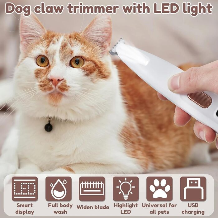 Триммер для собак PawTrim Pro: тиха, водонепроникна машинка для догляду за лапами, очима, вухами та обличчям